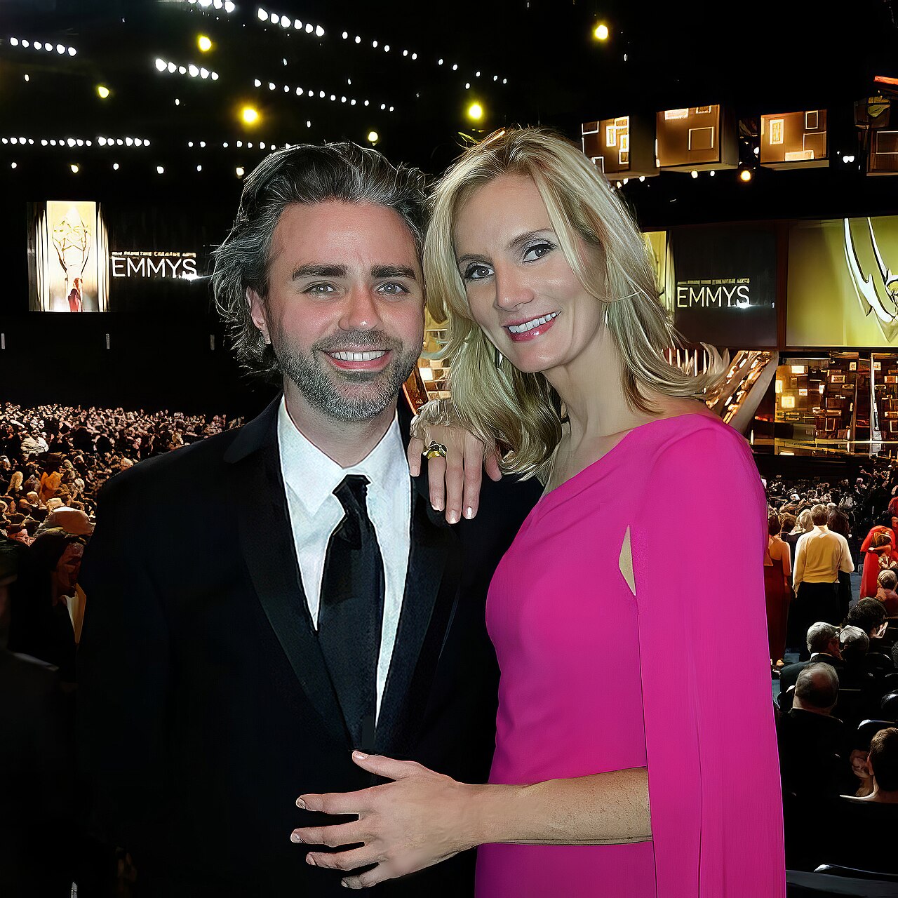 Emmy Awards — Jay Huddy and Beth Littleford at the 2015 Creative Emmy Awards